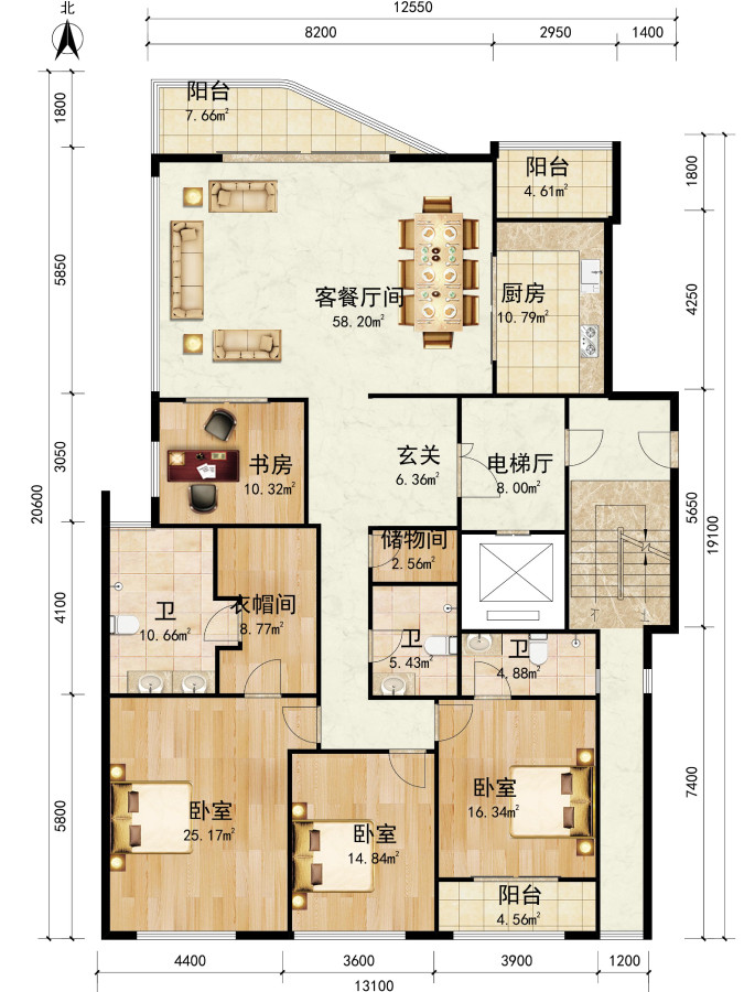 陆家嘴壹号院户型图