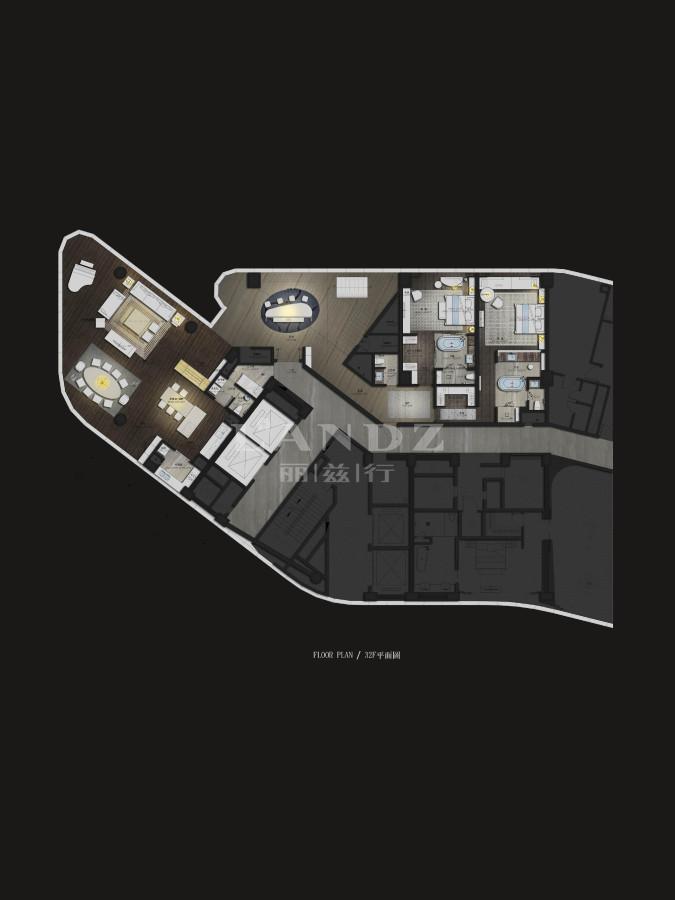 北京朝阳区工体三里屯一号高档住宅4室2厅|北京豪宅分布【楼盘 户型 价格】-丽兹行官网
