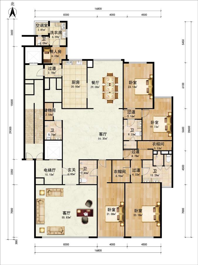北京朝阳区燕莎缦合北京高档住宅4室3厅|北京豪宅分布【楼盘 户型 价格】-丽兹行官网