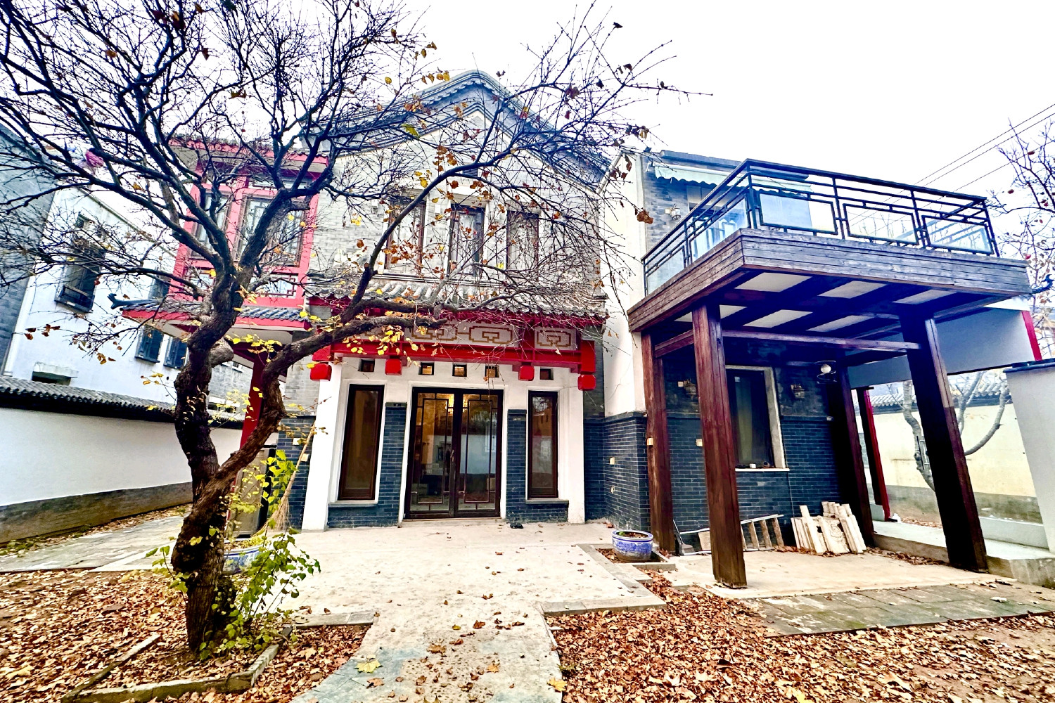 北京朝阳区大湖中央别墅区全新房花园露台地暖带泳池高档二手豪宅别墅