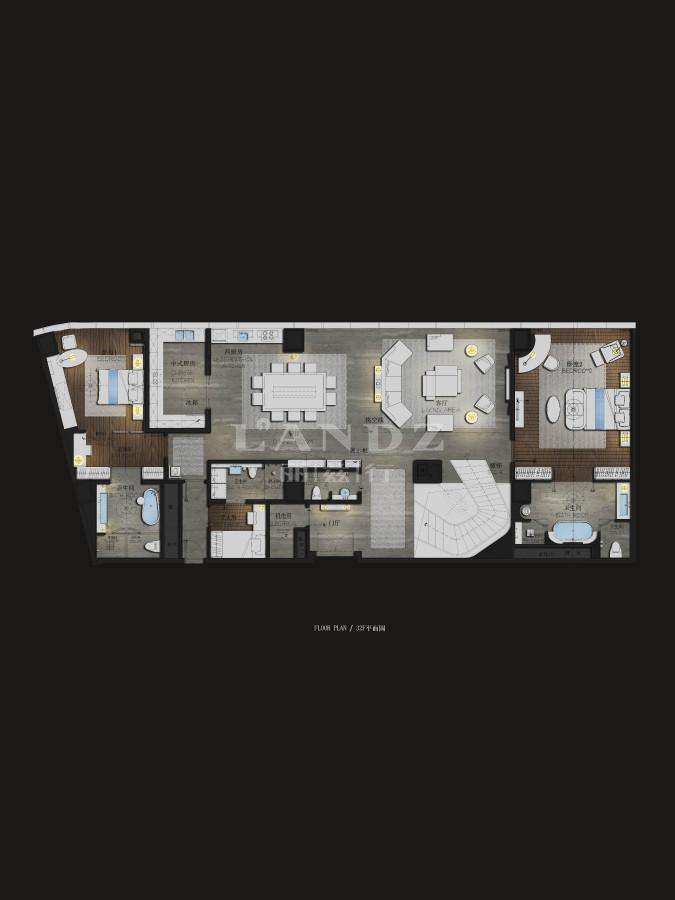 北京朝阳区工体三里屯一号高档住宅4室2厅|北京豪宅分布【楼盘 户型 价格】-丽兹行官网