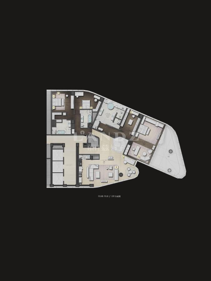 北京朝阳区工体三里屯一号高档住宅5室3厅|北京豪宅分布【楼盘 户型 价格】-丽兹行官网